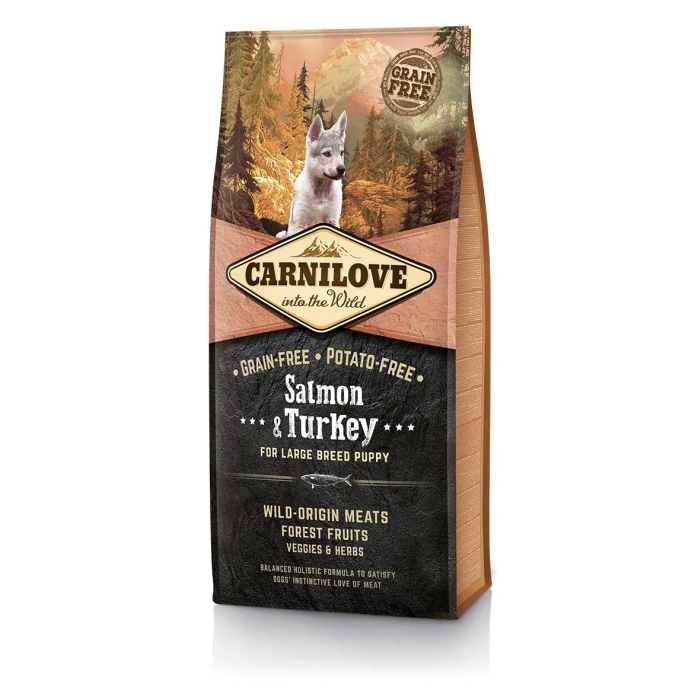 Carnilove Canine Puppy Large Salmon Pavo 12 kg