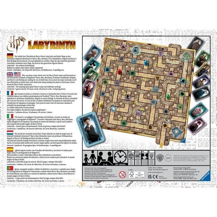 Ravensburger Juego de Mesa Labyrinth Harry Potter - Aventura en Hogwarts 5
