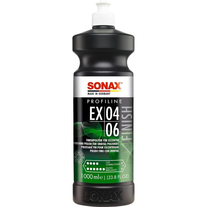 Sonax SX02423000 Profiline Ex 04-06 Pulimento Profesional Alto Brillo Sin Silicona 1 Paso para Excéntricas 1 Litro