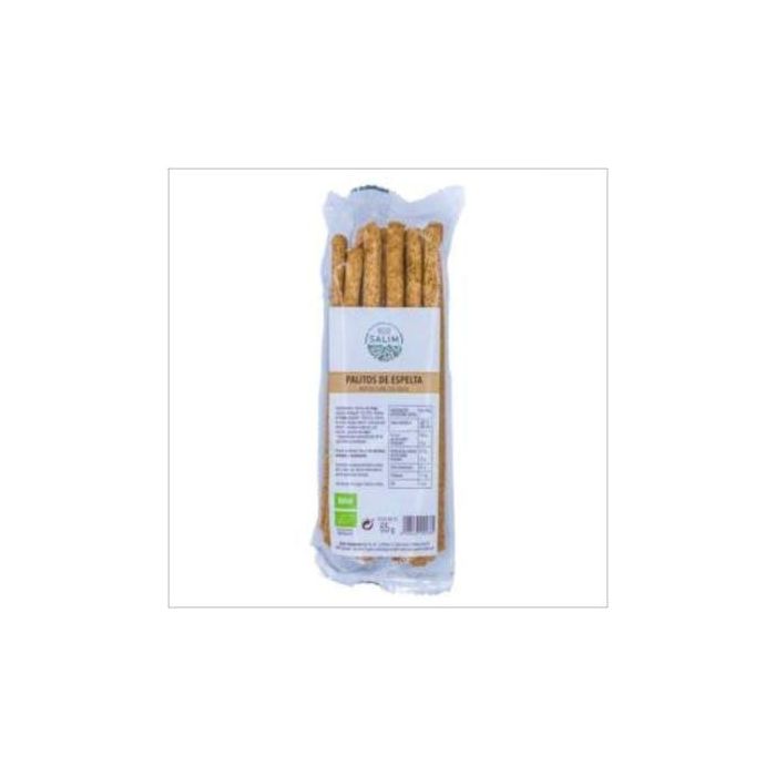 ECO SALIM Palitos de Espelta Bio 65g, Harina Integral de Trigo Espelta con Aceite de Oliva Virgen Extra