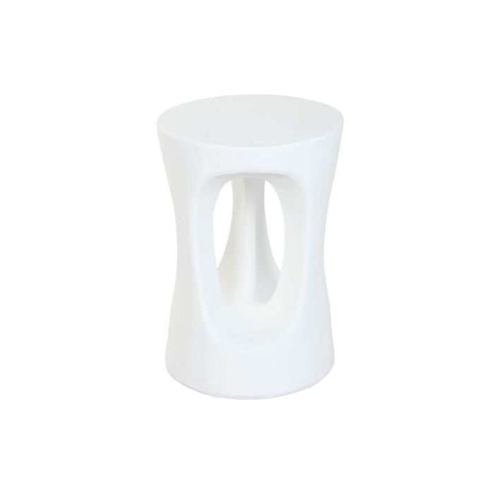 Mesita Auxiliar Moderno DKD Home Decor Blanco 35.5 x 51 x 35.5 cm Mesita Auxiliar Moderno DKD Home Decor Blanco 35.5 x 51 x 35.5 cm