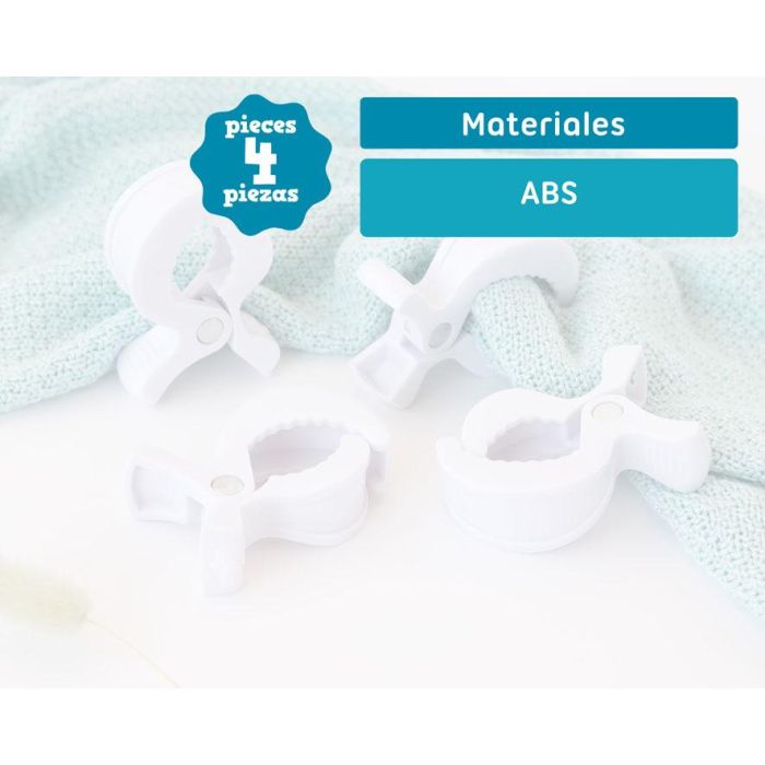 Pinzas Para Muselinas Blanco 5 Pinzas Para Muselinas Blanco 5