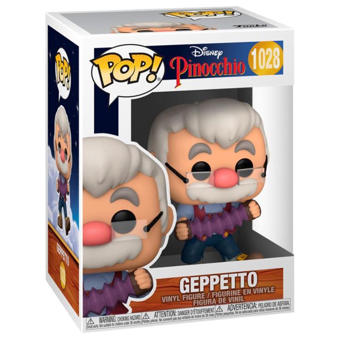 Figura POP Disney Pinocho Geppetto with Accordion 2 Figura POP Disney Pinocho Geppetto with Accordion 2