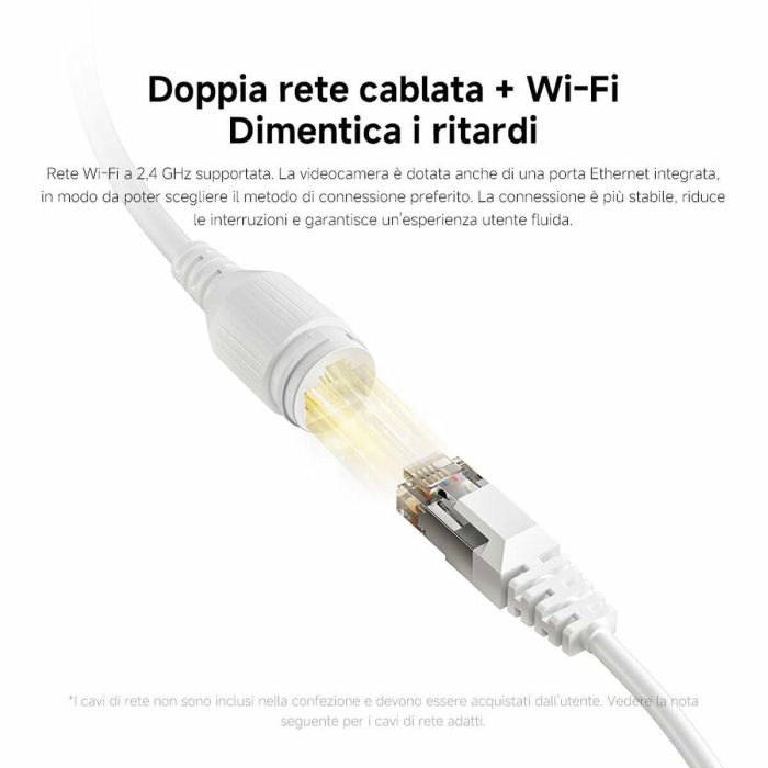Xiaomi CW300 Cámara de Seguridad IP Interior y Exterior Inalámbrico y Cableado 2560 x 1440 Píxeles Torreta Blanco 10