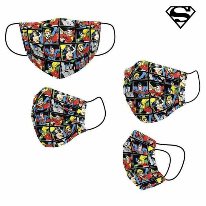 Cerdá Mascarilla Higiénica Reutilizable Homologada DC Comics Negra