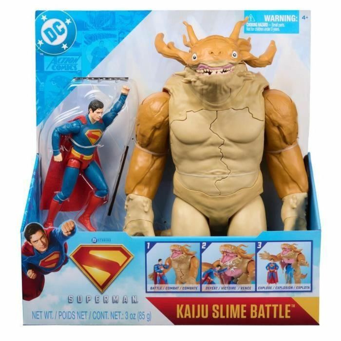 Spin Master 6073195 Battle Pack Superman y Kaiju Monster DC Comics - Set de Figuras de Acción de Héroes y Villanos para Niños +4 años 5