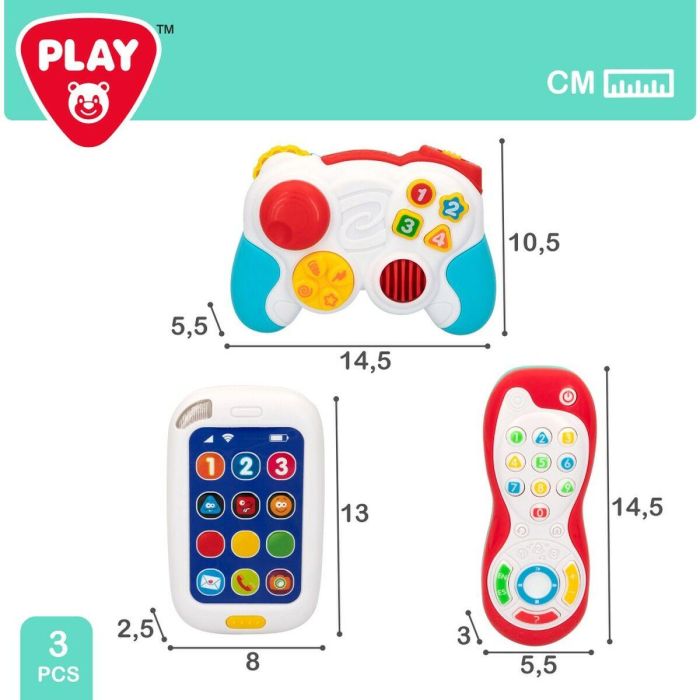 Set de Juguetes para Bebés PlayGo 14,5 x 10,5 x 5,5 cm (4 Unidades) 1 Set de Juguetes para Bebés PlayGo 14,5 x 10,5 x 5,5 cm (4 Unidades) 1