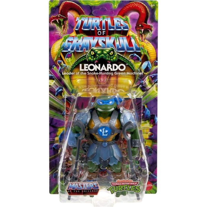 Figura Leonardo Turtles of Grayskull Masters of the Universe 14cm 3 Figura Leonardo Turtles of Grayskull Masters of the Universe 14cm 3
