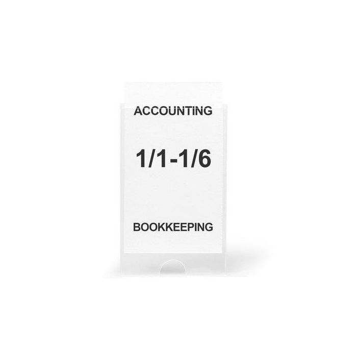 Funda Adhesiva 3L 62X150 Bolsillo Para Etiquetas Bolsa De 6