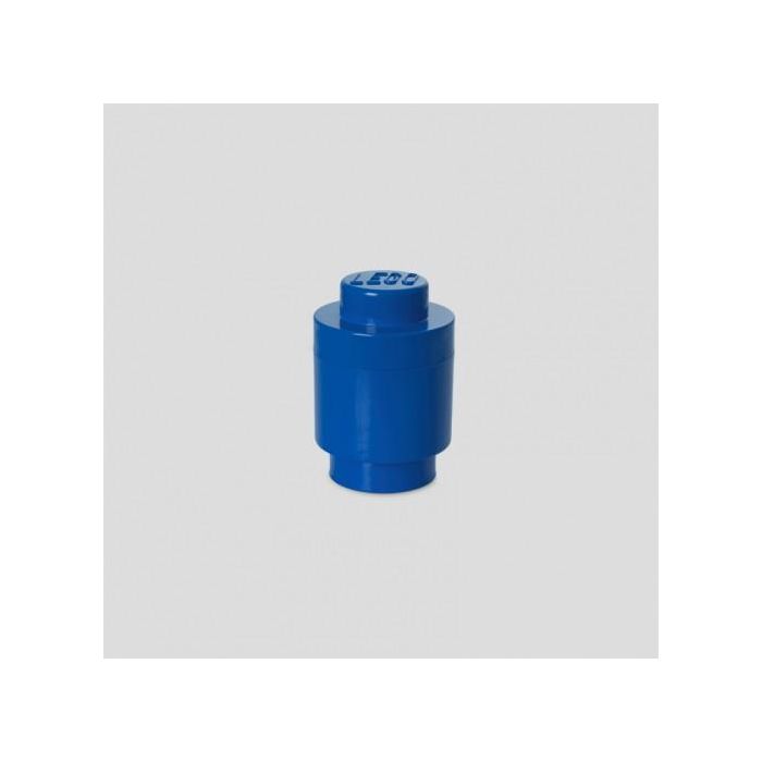 LEGO Storage Brick 1 Redondo Azul - Caja Organizadora Contenedor Juguetes