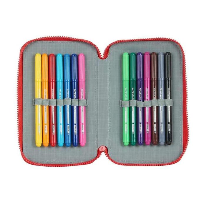 Plumier Doble Atlético Madrid M854 Blanco Rojo 12.5 x 19.5 x 4 cm (28 piezas) 5 Plumier Doble Atlético Madrid M854 Blanco Rojo 12.5 x 19.5 x 4 cm (28 piezas) 5