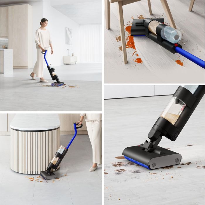 Dyson Wash G1 Akku-Wischsauger - Aspiradora Escoba sin Cable para Limpieza Húmeda y Seca (Negro/Azul) 7