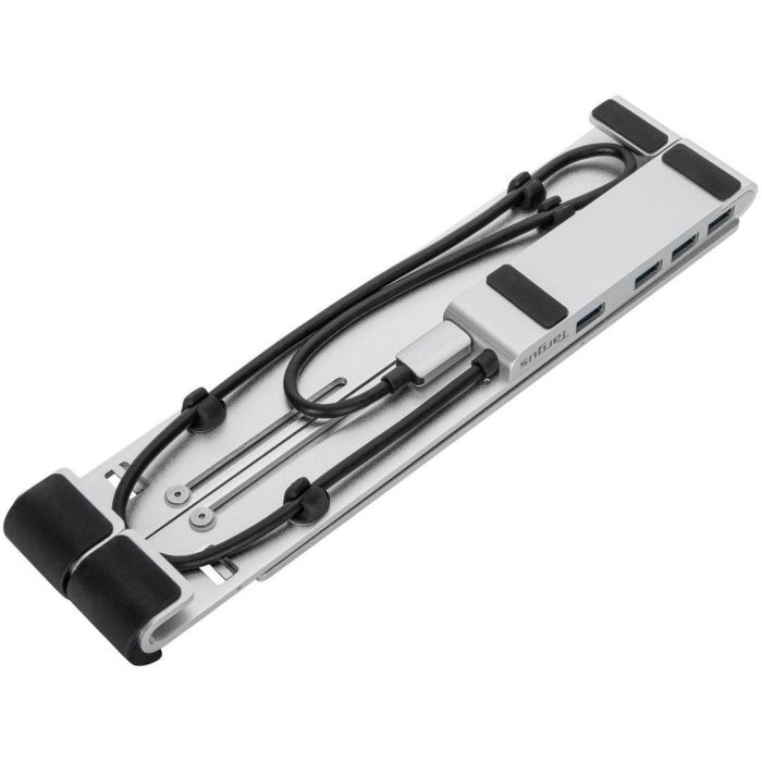 Targus AWU100205GL Soporte Portátil de Aluminio Plegable, Ajustable en Altura, USB-C 100W PD para 10-15.6" Plata 3 Targus AWU100205GL Soporte Portátil de Aluminio Plegable, Ajustable en Altura, USB-C 100W PD para 10-15.6" Plata 3