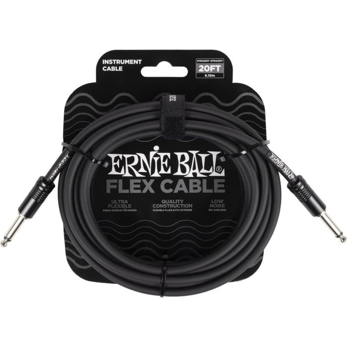 Cable Eb Instrumento Flex Jack-Jack Ss 6 M - Negro 2 Cable Eb Instrumento Flex Jack-Jack Ss 6 M - Negro 2