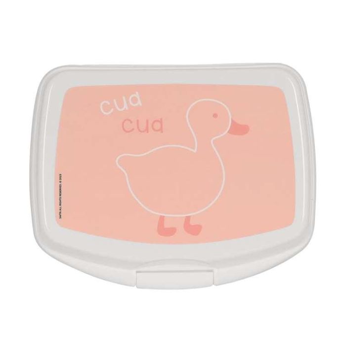 Safta Sandwichera Rectangular Patito 17x6x14cm Preescolar