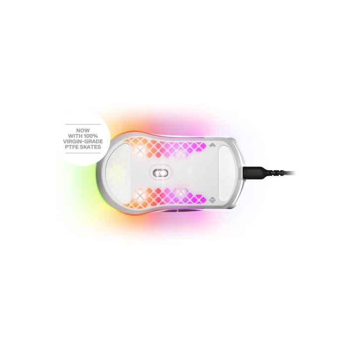 SteelSeries Aerox 3 Ratón Gaming USB Tipo C 8500 DPI Óptico 6 Botones Blanco - 62603 1 SteelSeries Aerox 3 Ratón Gaming USB Tipo C 8500 DPI Óptico 6 Botones Blanco - 62603 1