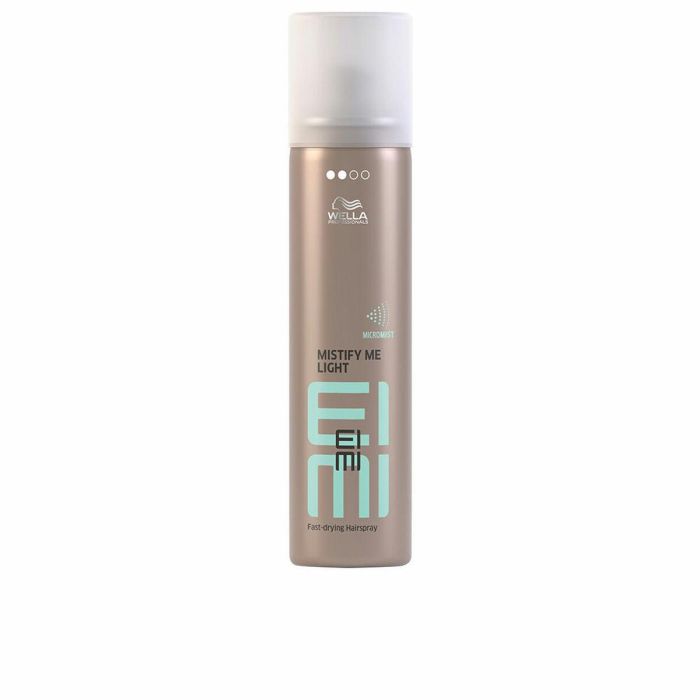 Wella Professionals EIMI Mistify Me Light Spray Fijación Ligera Nivel 2, Tecnología Micromist, Acabado Natural para Todo Tipo de Cabellos 75 ml