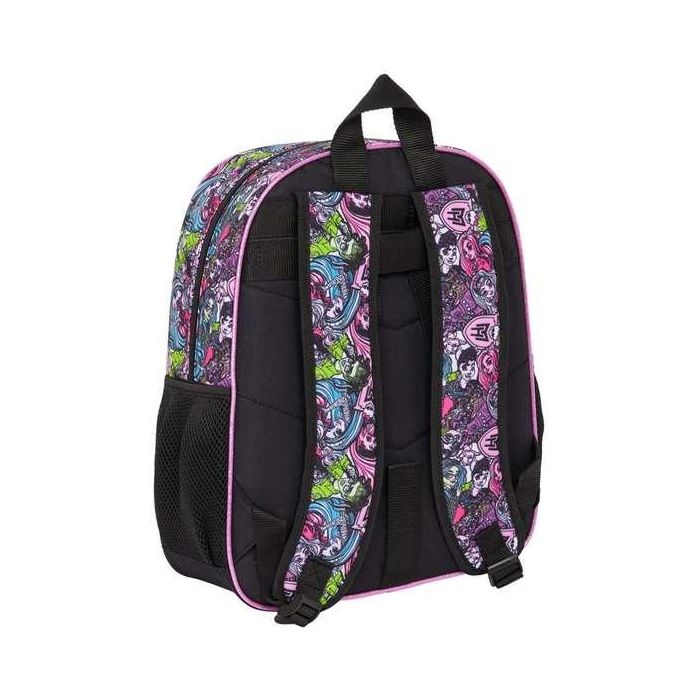 Mochila Safta Junior Adaptable A Carro Monster High 380x320x120 mm 1 Mochila Safta Junior Adaptable A Carro Monster High 380x320x120 mm 1