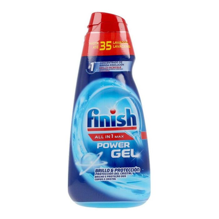 Finish Detergente Lavavajillas Gel Power Gel All in 1 Brillo y Protección 700 ml