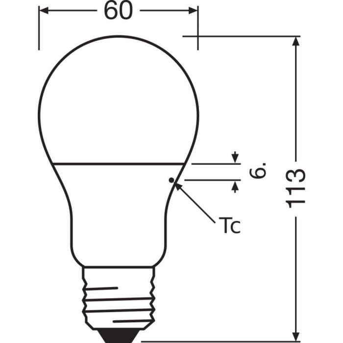 [LVE-4052899973381] Ledvance/Osram Bombilla LED "Classic" E27 8,5W 806Lm 4000K 200º IP20 2