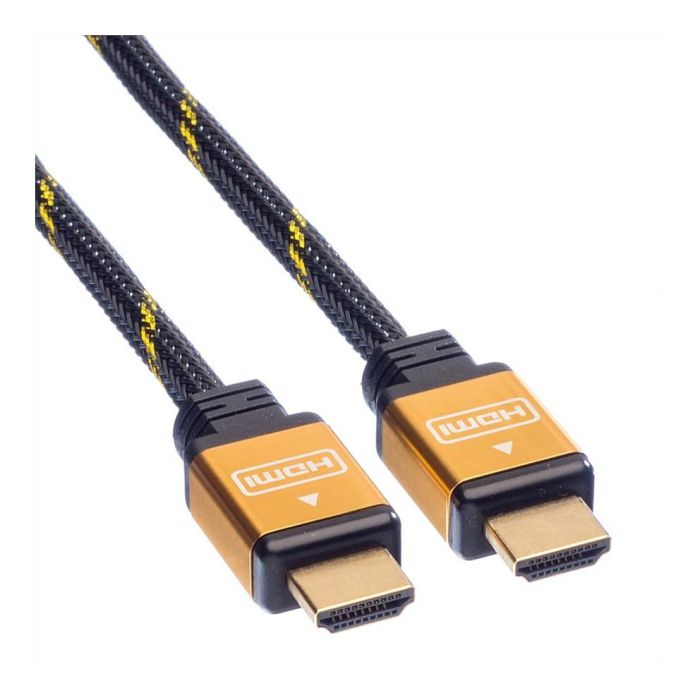 ROLINE 11.04.5565 Cable HDMI 5 m, Conectores HDMI tipo A Macho Chapado en Oro, Negro 2 ROLINE 11.04.5565 Cable HDMI 5 m, Conectores HDMI tipo A Macho Chapado en Oro, Negro 2