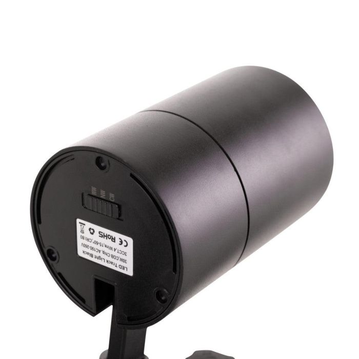 Foco de Carril LED Multiángulo 30W 2700Lm CRI90 3CCT Trifásico 40.000H [1916-TRL30W-B] 1