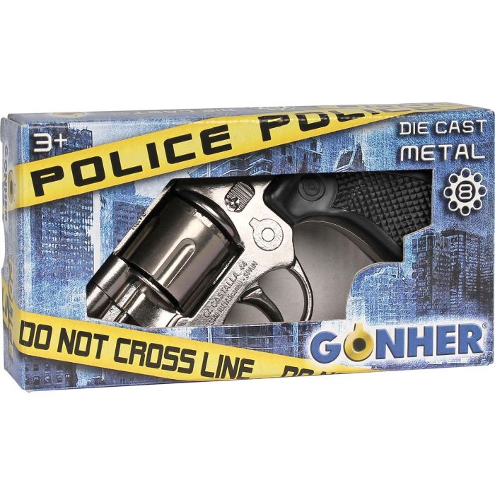 Revolver Policia 8 Tiros - Plata 73/0 Gonher Revolver Policia 8 Tiros - Plata 73/0 Gonher