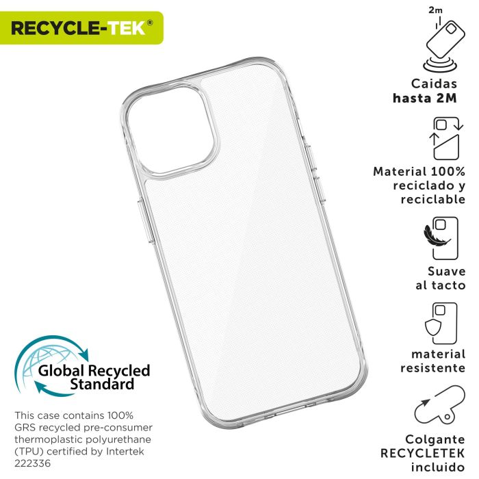 Muvit Funda Shockproof 2M para Apple iPhone - Protección contra caídas, material reciclado 1 Muvit Funda Shockproof 2M para Apple iPhone - Protección contra caídas, material reciclado 1