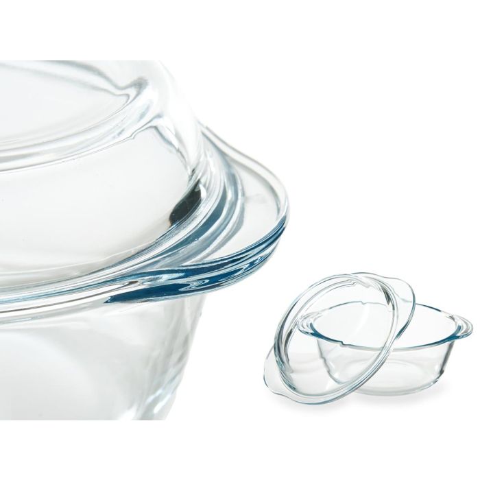 Set 3 Cacerolas Borcam Pasabahce 840 ml, 1450 ml, 2100 ml - Vidrio Borosilicato (2 Unidades) 3