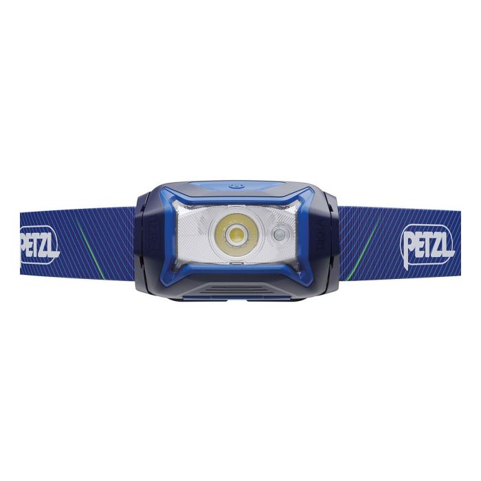 Petzl Tikka Frontal LED Recargable - Linterna para Cabeza, 350 Lúmenes Máx, 3 Modos, Impermeable IPX4, Incluye 3 Pilas AAA, Color Amarillo