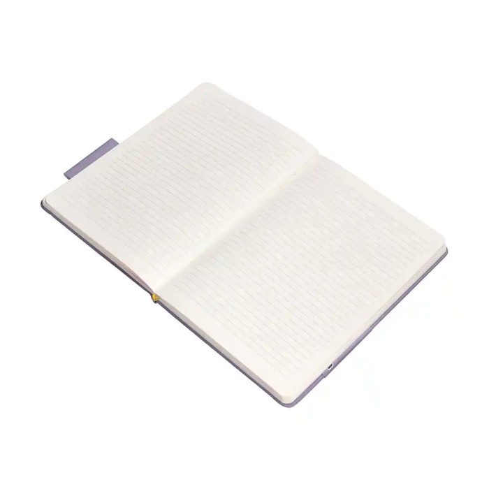 Antartik Cuaderno A4 Tapa Dura Hojas Rayas Morado y Amarillo 100 Hojas 80gr FSC 8
