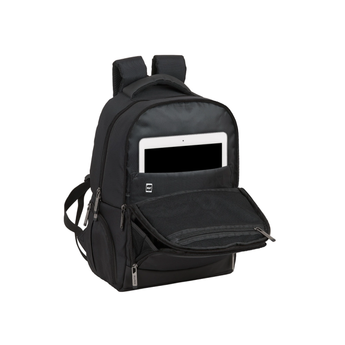 Safta Mochila para portátil 14,1" Business Negra Material Nylon/PVC Leather 6