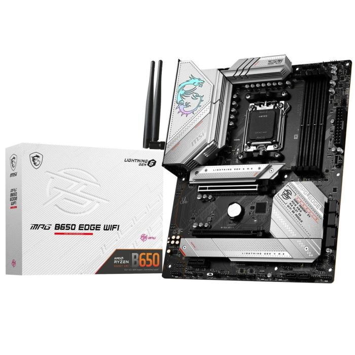 MSI MPG B650 EDGE WiFi placa base AMD B650 Zócalo AM5 ATX MSI MPG B650 EDGE WiFi placa base AMD B650 Zócalo AM5 ATX