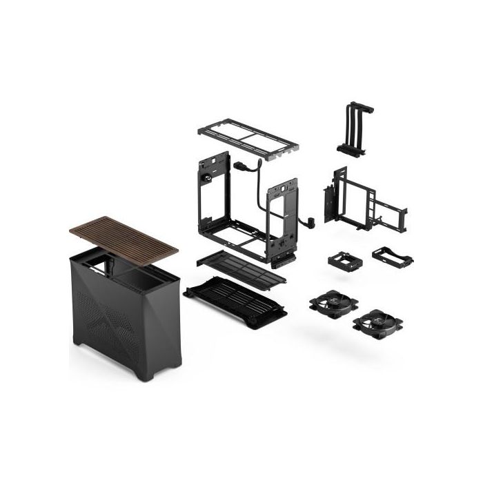 Fractal Design Era 2 Mini Tower PC Carbón vegetal ITX Gris 25