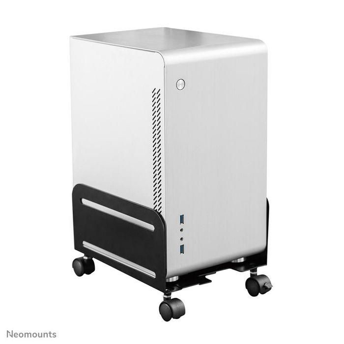 Neomounts CPU-M100Black - Soporte Móvil Ajustable para CPU y Torres PC, Instalación Vertical, Ancho 12-21 cm, con Ruedas Bloqueables - Negro 6