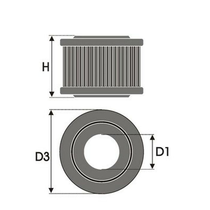 Filtro de aire Green Filters R727427 1