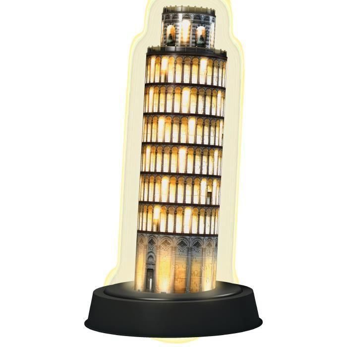 RAVENSBURGER Puzzle 3D Tower Of Pisa Night Edition 216 piezas 2 RAVENSBURGER Puzzle 3D Tower Of Pisa Night Edition 216 piezas 2
