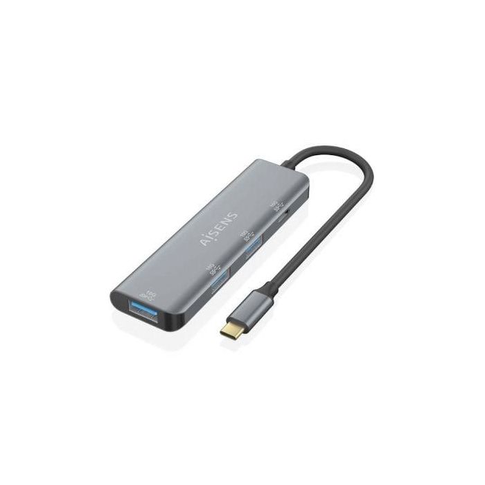 Hub USB Tipo-C Aisens A109-0764/ 3xUSB/ 1xUSB Tipo-C/ Gris 1 Hub USB Tipo-C Aisens A109-0764/ 3xUSB/ 1xUSB Tipo-C/ Gris 1
