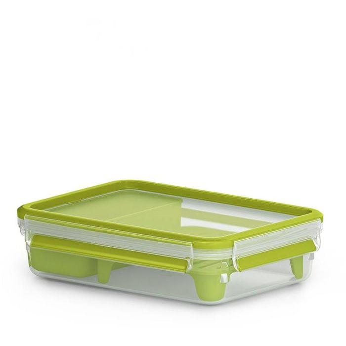 Emsa Lunch & Snack Box con 2 prácticos insertos y tapa 0 Emsa Lunch & Snack Box con 2 prácticos insertos y tapa 0