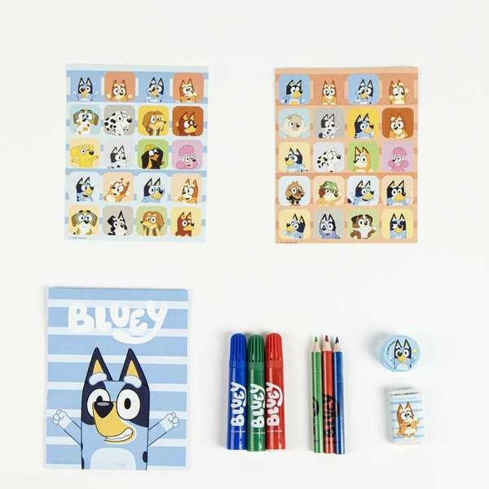 Set papelería coloreable trolley bluey 22.0 x 25.5 x 9.0 cm 4 Set papelería coloreable trolley bluey 22.0 x 25.5 x 9.0 cm 4