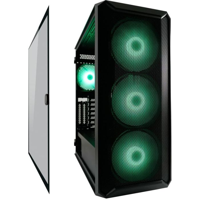 LC-Power 804B Midi Tower Gaming PC RGB Negro con Ventana de Vidrio Templado para ATX/microATX/Mini-ITX 13 LC-Power 804B Midi Tower Gaming PC RGB Negro con Ventana de Vidrio Templado para ATX/microATX/Mini-ITX 13