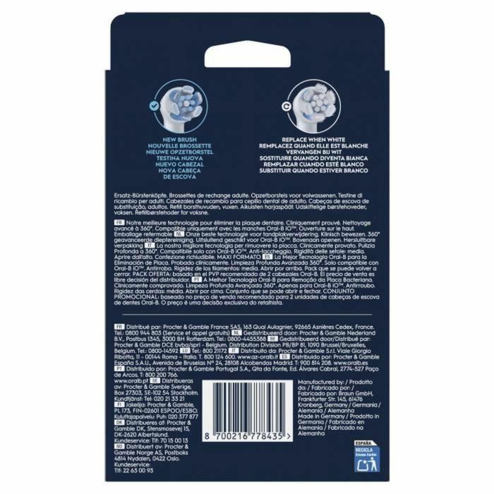 Oral-B ORA8700216778435 Recambios iO Ultimate Clean – Pack de 8 cabezales de cepillo de dientes eléctricos en blanco 17 Oral-B ORA8700216778435 Recambios iO Ultimate Clean – Pack de 8 cabezales de cepillo de dientes eléctricos en blanco 17