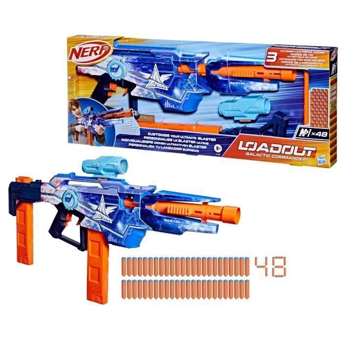 Hasbro Nerf Load Out Galactic Commander G1580 - Lanzador Personalizable para Batallas Épicas