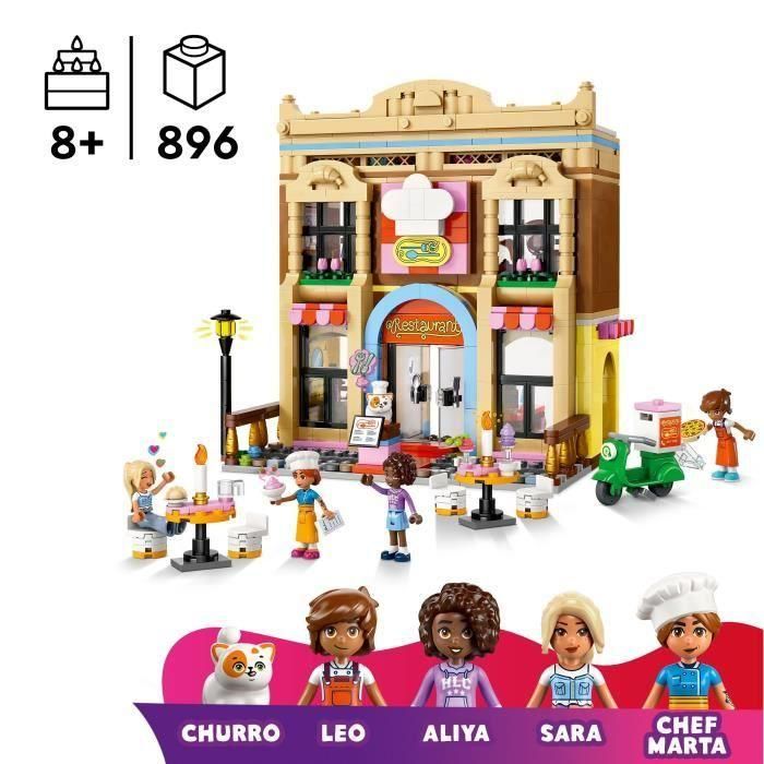 LEGO 42655 Friends Restaurante y Escuela de Cocina - Set de construcción para niñas 1