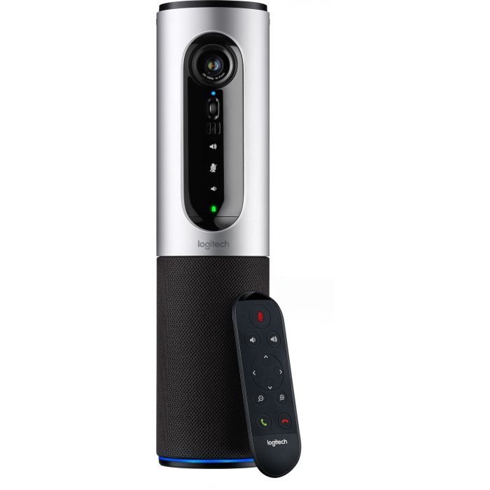 Logitech 960-001034 Conference Cam Connect Full HD 1080p, Zoom 4x, Micrófono y Altavoz, Gris 0 Logitech 960-001034 Conference Cam Connect Full HD 1080p, Zoom 4x, Micrófono y Altavoz, Gris 0