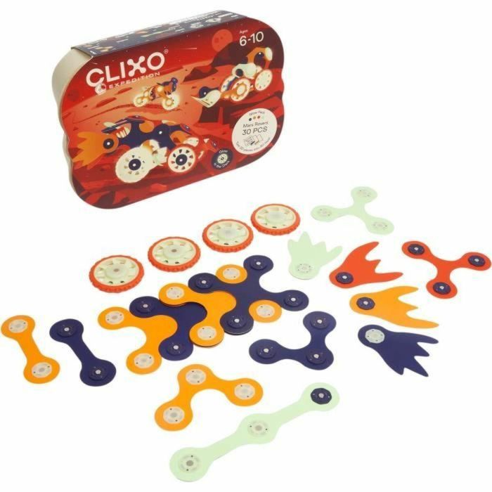 Gipsy Toys Juego de Construcción Magnético MARS ROVERS 30 Piezas Brilla en la Oscuridad para Niños a Partir de 6 Años 2