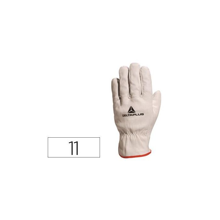 Guantes Deltaplus Piel Vacuno Especial Para Todo Tipo De Trabajos El Mas Vendido Del Mercado Talla 11