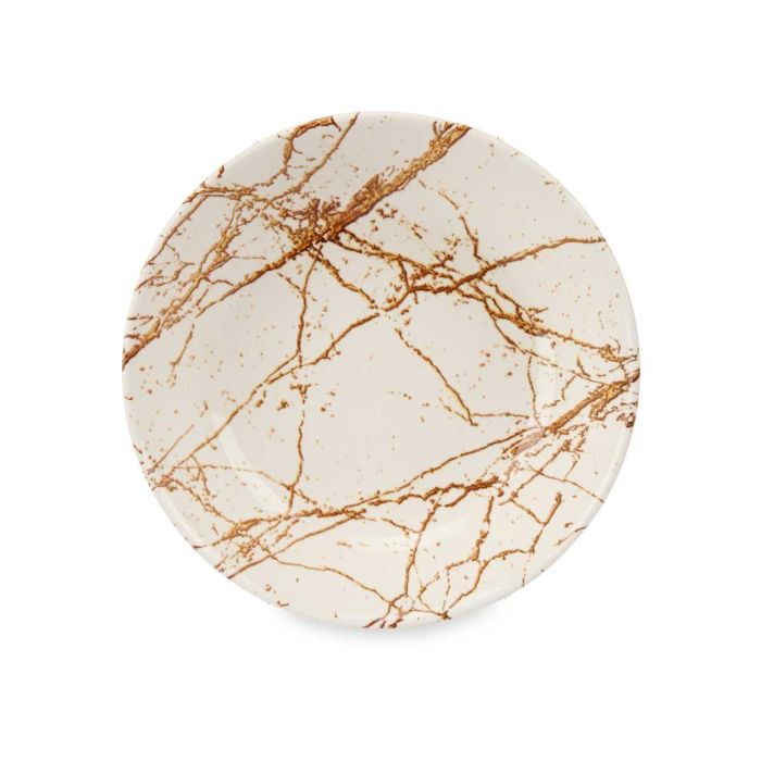 Plato Porcelana Hondo 21Cm Oro Vessia (24 Unidades) 2 Plato Porcelana Hondo 21Cm Oro Vessia (24 Unidades) 2