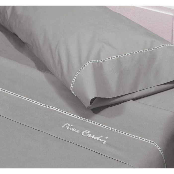 Juego de Sábanas Pierre Cardin ARCADIA Gris Cama de 105 2 Juego de Sábanas Pierre Cardin ARCADIA Gris Cama de 105 2