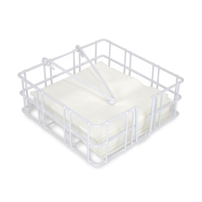 Confortime Servilletero Cocina Blanco 18x18x6.5 cm (12 Unidades) 5